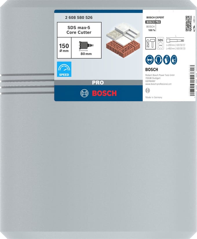 Bosch PRO SDS max-5 Core Cutter, 150 x 80 x 92 mm