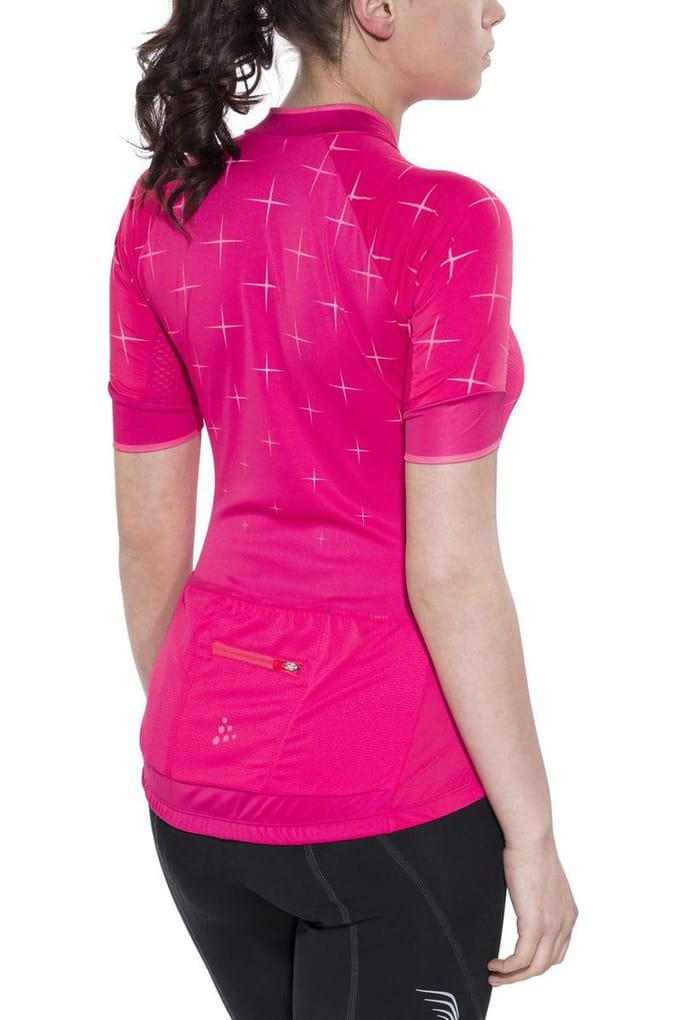 Craft Belle Glow Jersey - Maat S - Dames - korte mouwen rood