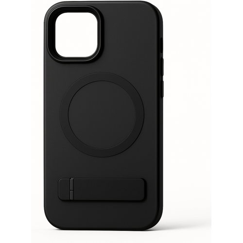 Coverzs Matte MagSafe case geschikt voor iPhone 15 Pro – Zwart