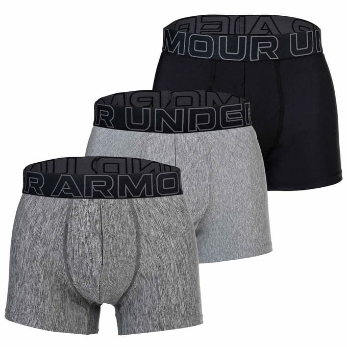 Under Armour Boxershorts UA PERFORMANCE TECH - SOLID 3 IN 3PK Set van 3