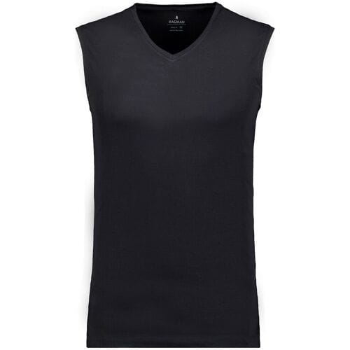 Ragman Ondermode Uni Bodywear Single Jersey 2Pack Zwart / male