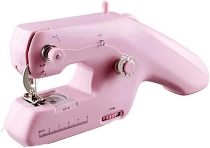 Handheld Naaimachine - Mini Naaimachine - Kleine Reparaties - Draadloos Werken - 687 Gram - Roze