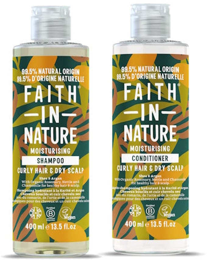 Faith in Nature - Shea & Argan Shampoo en Conditioner - 400ml - 2 Pak