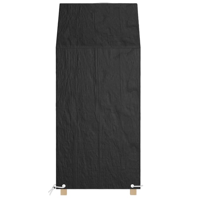 vidaXL - Tuinstoelhoes - met - 8 - oogjes - 65x65x110/150 - cm - polyetheen