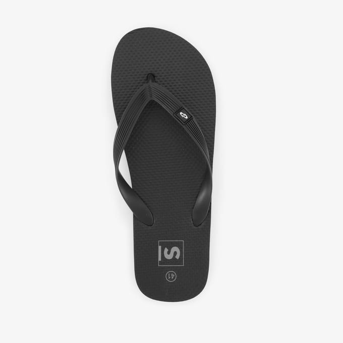 Heren teenslippers zwart - Maat 41