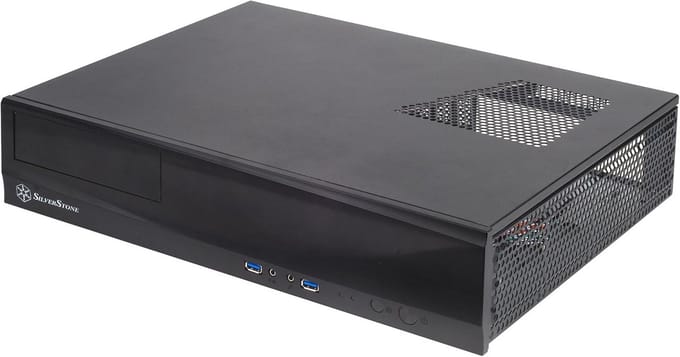Smalle HTPC Behuizing Micro ATX Zwart - Compacte Media Center PC Kast