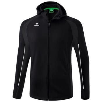 Erima Liga Star Trainingsjack Met Capuchon Heren - Wit / Zwart | Maat: M