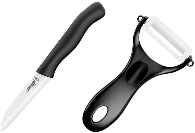 Samura INCA set of 2 kitchen knives (Fruit knife, Peeler) Keramisch