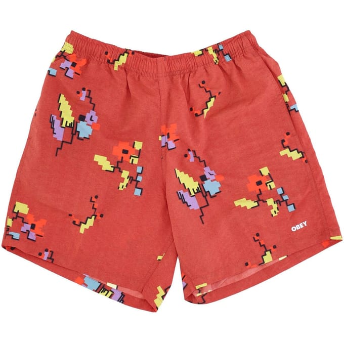 Easy Digital Korte Herenshort Ginger Biscuit Multi
