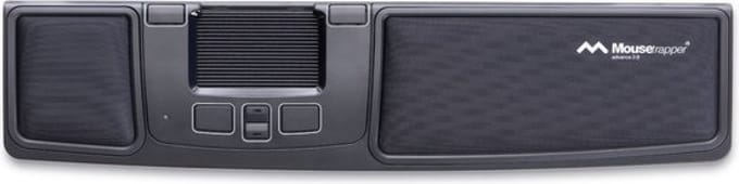 Mousetrapper Advance 2.0 - Zwart/wit - Trackbar (RollerMouse & Mousetrapper) - Touch - 6 knoppen - Zwart