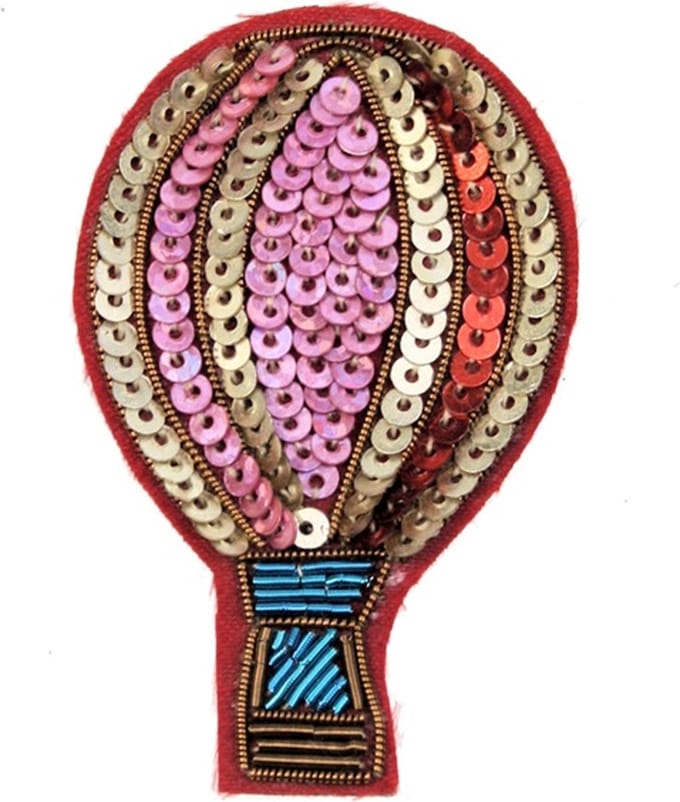 Broche Luchtballon 3,8x0,3x6cm