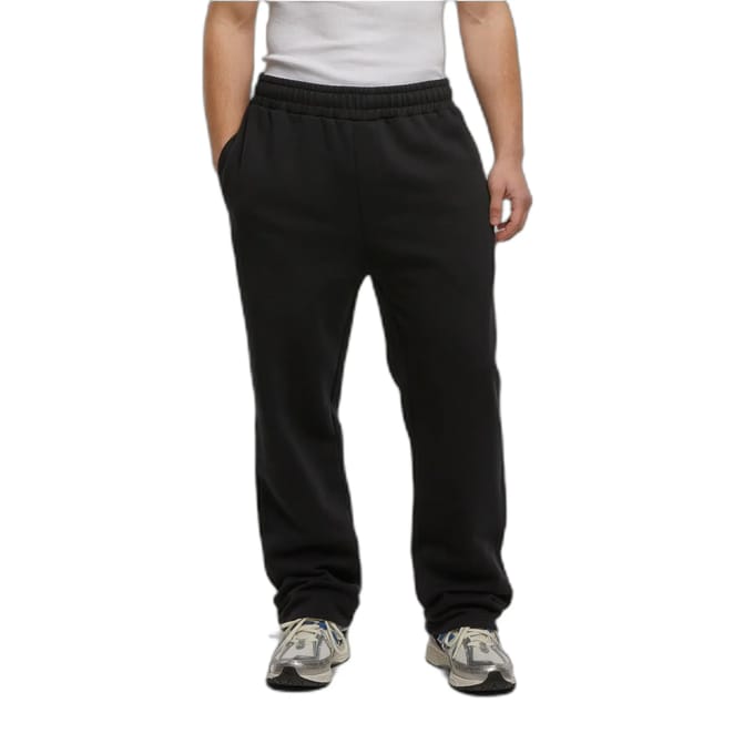 Urban Classics - Vintage Heavy Heren joggingbroek - M - Zwart