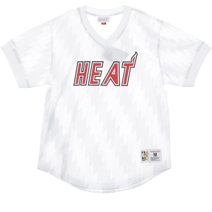 NBA-shirt met V-hals en mesh-logo voor heren Miahea