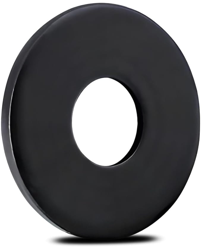 Sluitringen M6 - Platte ringen - Bevestigen van schroeven - 50 stuks koolstofstaal - 120 x 120 x 10 mm