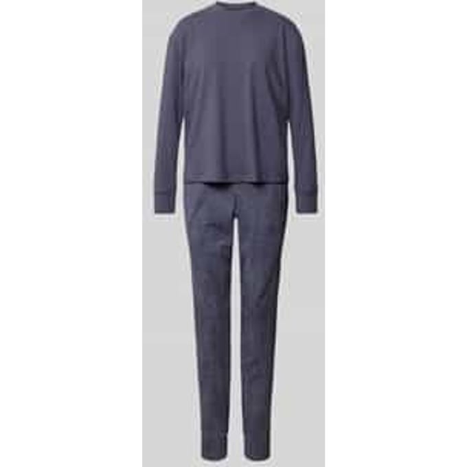 Regular fit pyjama met ronde hals