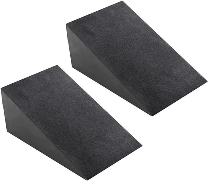Yoga Matten Set - Squat Blokken - Kracht Training - Verstelbare Helling - 15 x 12 x 5 cm - Zwart
