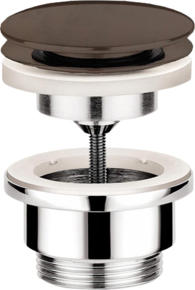 Hotbath Mate P708 wastafelafvoerplug niet afsluitbaar met schroef verouderd messing