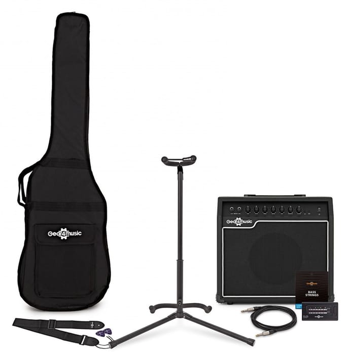 35 Watt Basversterker & Accessoires Pakket door Gear4music