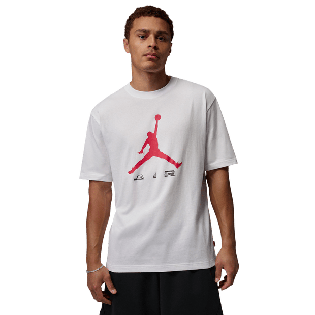 Jordan Brooklyn T-shirts Heren - Wit - Maat L - Katoen Jersey
