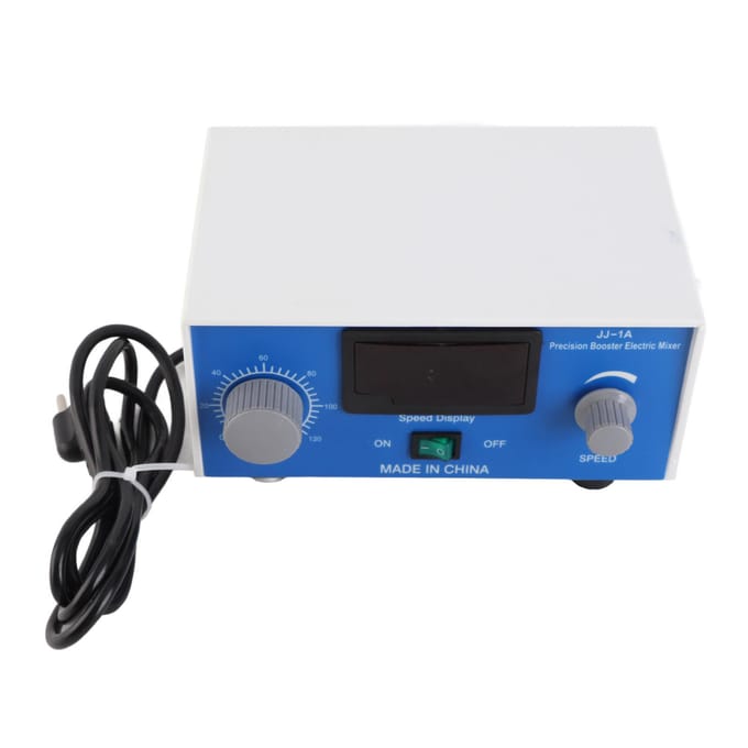 Agitateur Mélangeur Numérique LCD 100W Précis avec Tige d'Agitation pour Usage en Laboratoire black