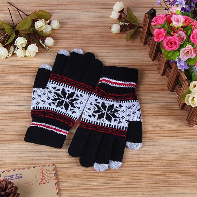 Winter Handschoenen Heren - Handschoenen Dames - Touchscreen Windproof Onesize Stretch Zacht