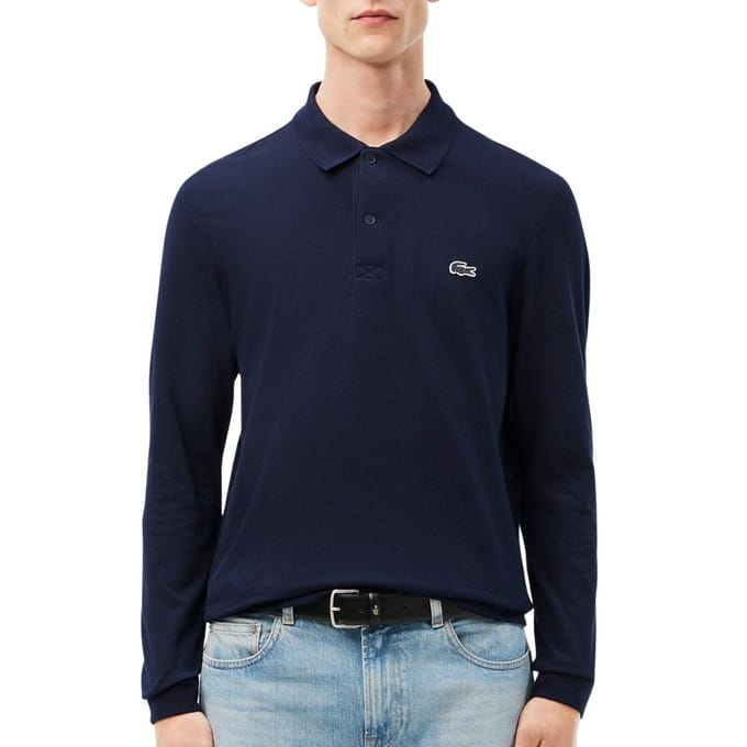 Lacoste Regular Fit Longsleeve Polo Heren - Maat XS