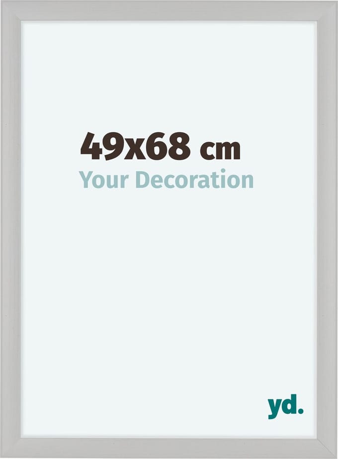 Your Decoration - Fotolijst 49x68 cm - MDF - Wit Houtnerf - Como
