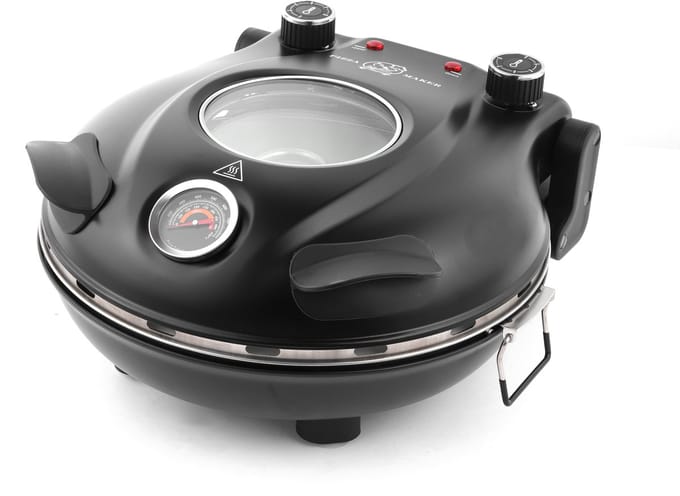 Jently pizza maker - pizzaoven - pizzarette - elektrisch - vlambestendig - stenen plaat