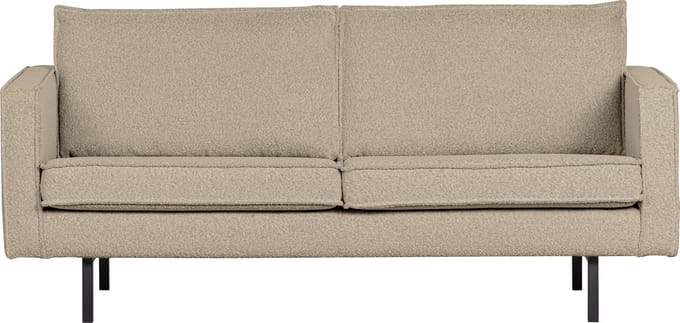 WOOOD Rodeo Bank 2.5-Zits - Bouclé - Beige - 85x190x86
