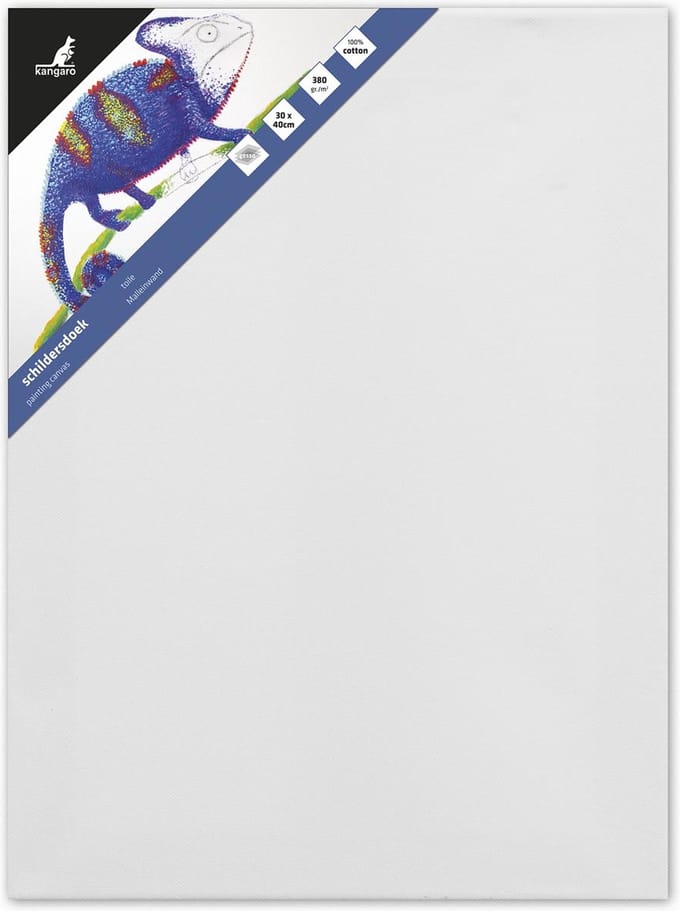 Kangaro bespannen spieraam, ft 30 x 40 cm 4 stuks