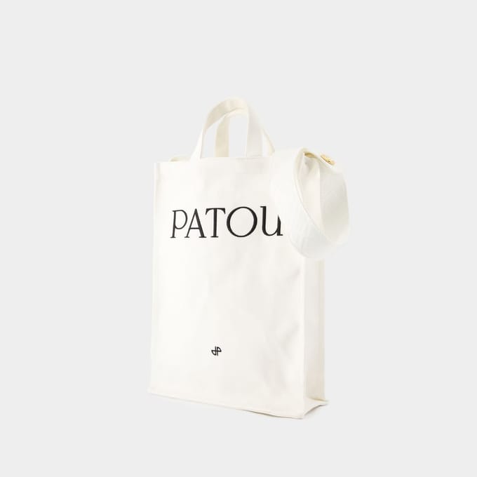 Verticale boodschappentas - PATOU - Katoen - Wit