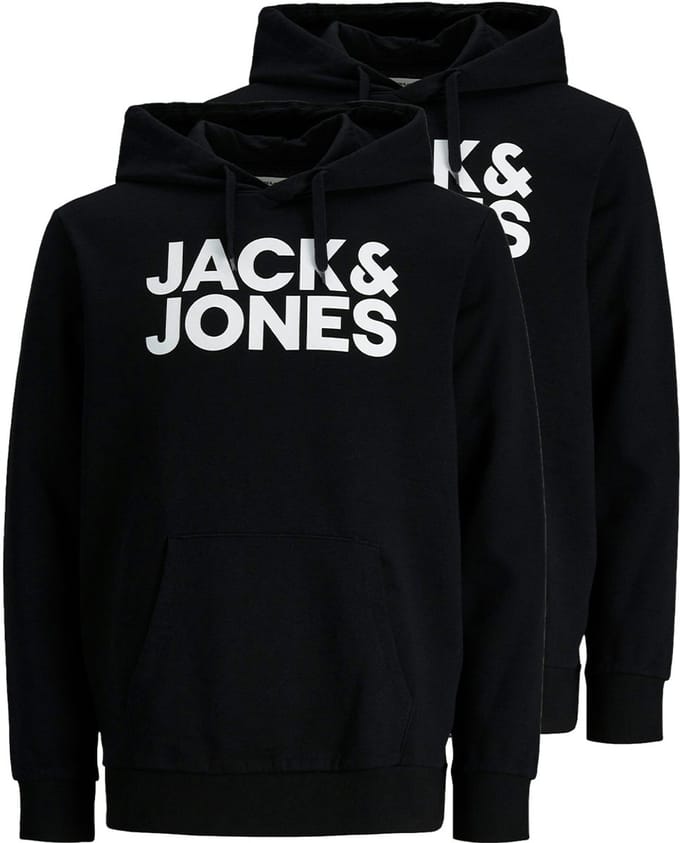 Jack & Jones Heren hoddie 2 pack Corp