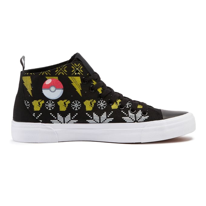 Pokémon Pikachu Winter High Top - Black - UK 5 / EU 38 / US Men's 5.5 / US Women's 7