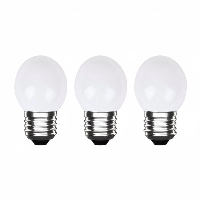 LED Kogellamp E27 Wit - 300 lumen - 3W - IP20 - G45 - 230V - 3 stuks
