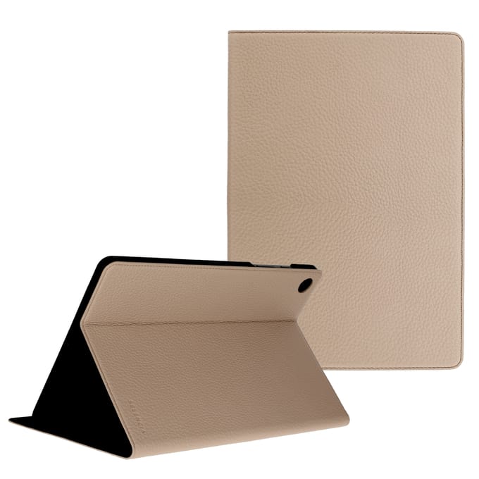 Selencia Tablet Hoes - Geschikt voor Samsung Galaxy Tab A11 Plus - tablet Bookcase - Beige