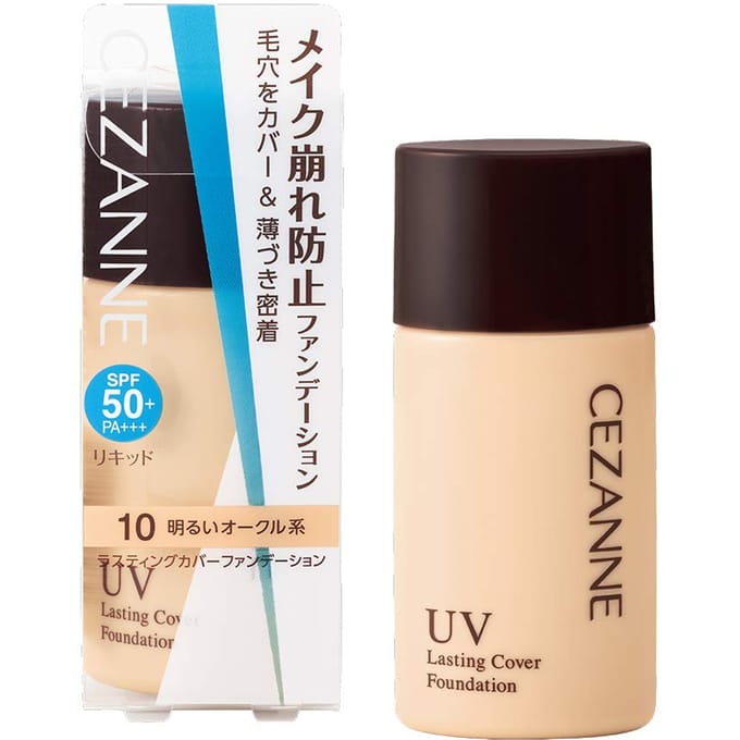 CEZANNE - UV Lasting Cover Foundation SPF 50+ PA+++ 10 Light Ocher - 27g
