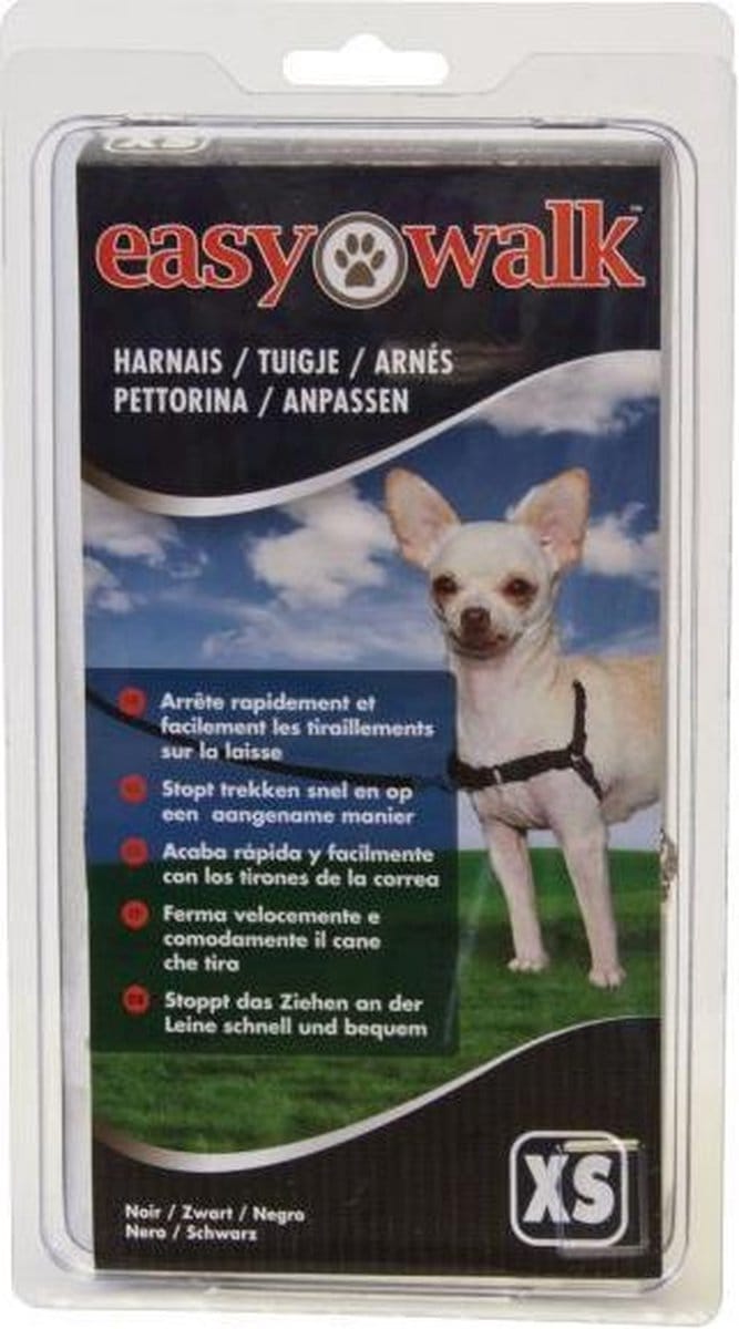 Easy Walk® - Hondentuig - Extra Small - Zwart