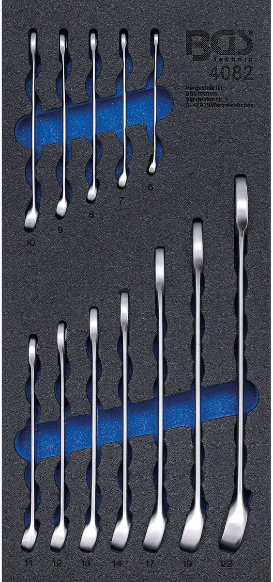 BGS Steek-ringsleutelset 6 - 22 mm 12 delig