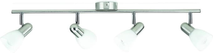 Philips Jute balk/buis nikkel 4x40W 230V