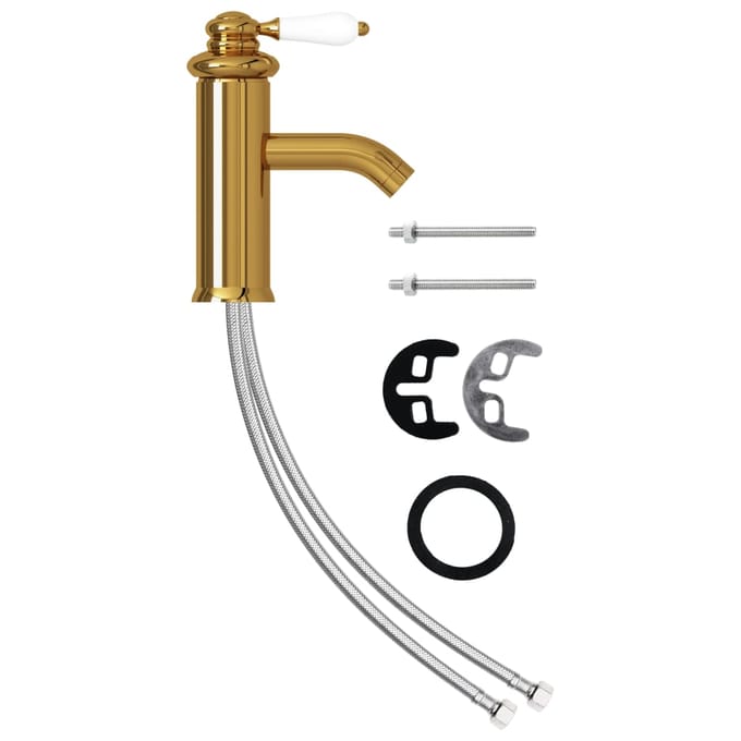 vidaXL - Wastafelkraan - 130x180 - mm - goudkleurig