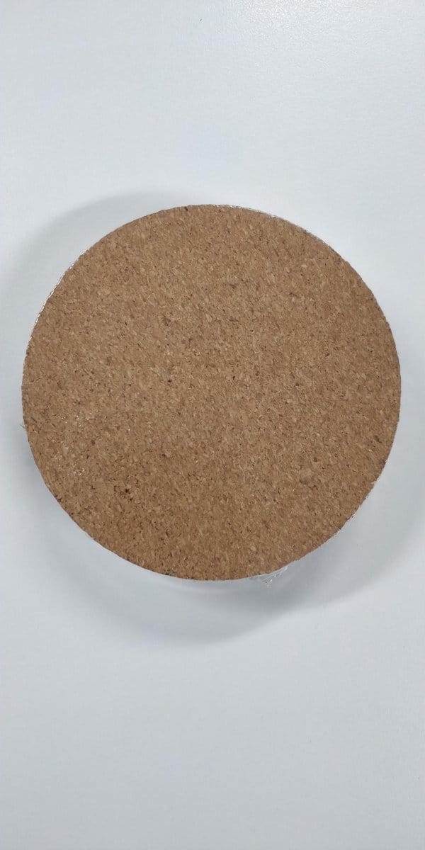 Benson Set van 6 kurken onderzetters - 10 cm diameter - voor glazen en bekers
