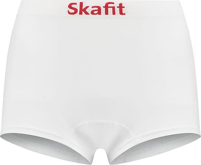 Skafit Casual dames boxershort maat S - wit - ademend - antibacterieel - stretch - platte naden - extra lengte