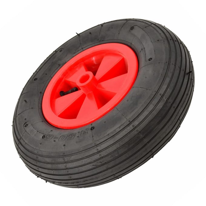 AW Tools Kruiwiel 85mm zwart/rood