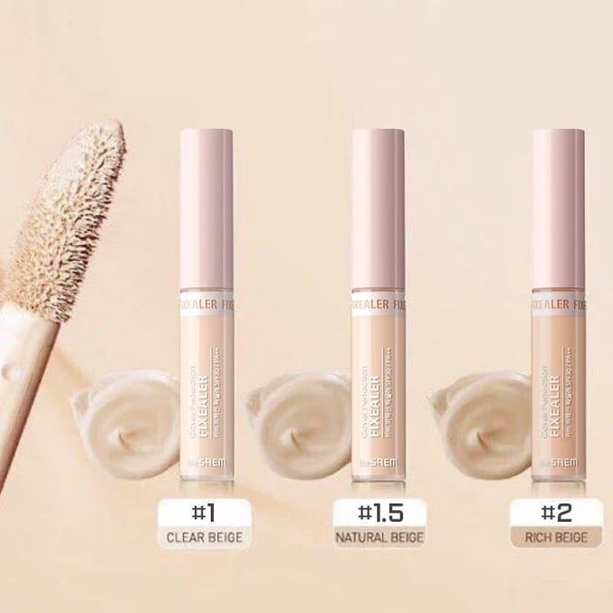 The Saem - Cover Perfection Fixealer #01 Clear Beige 6,5gr white