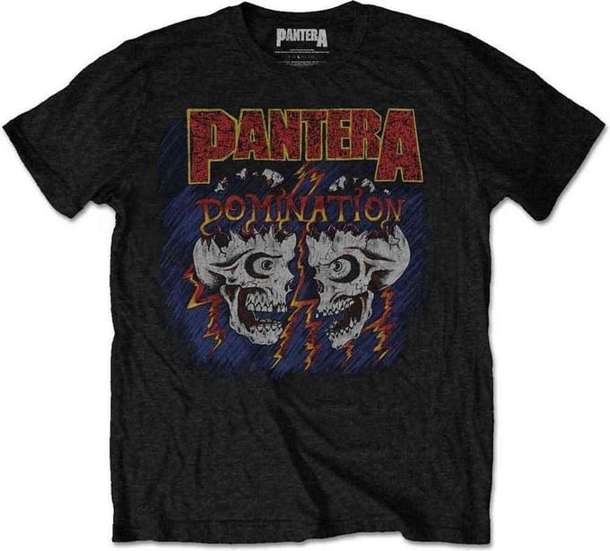 Pantera - Domination Heren T-shirt - M - Zwart