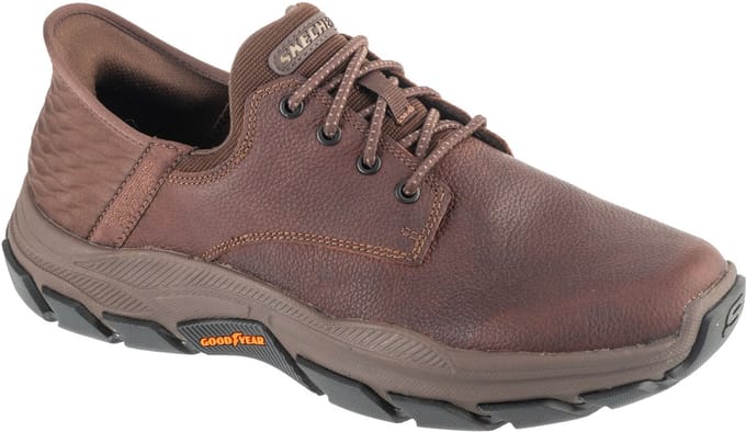 Skechers Slip-Ins: Respected - Garrett, Mannen, Bruin, Sneakers, maat: 46