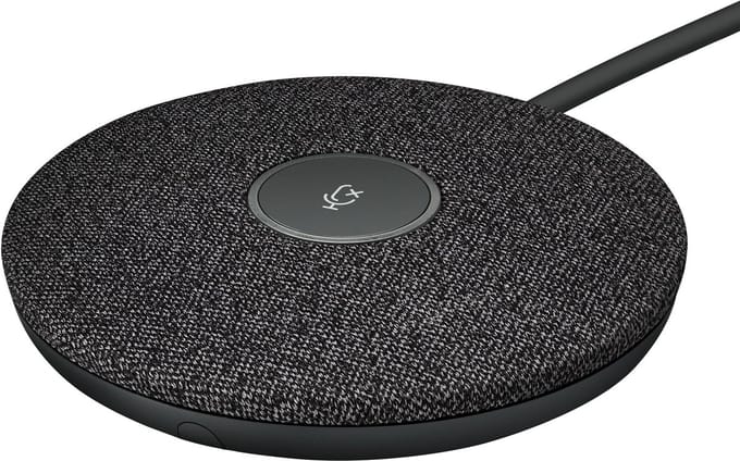 Logitech Rally Mic Pod - Tafelmicro - Ideaal voor meetingruimetes - Zwart - WW
