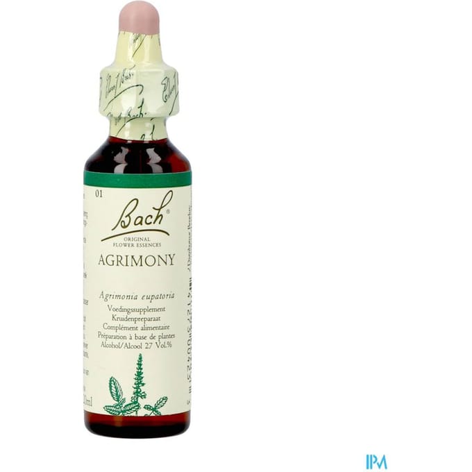 Bach Bloesem Agrimony of Agrimonie - 20 ml - Etherische Olie