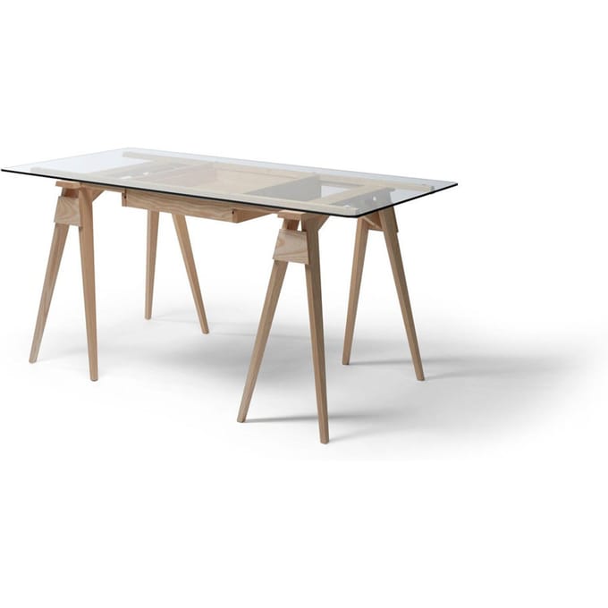 Design House Stockholm - Arco bureau - eiken - bruin