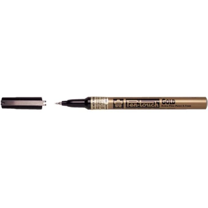 Viltstift sakura pen-touch extra fijn goud